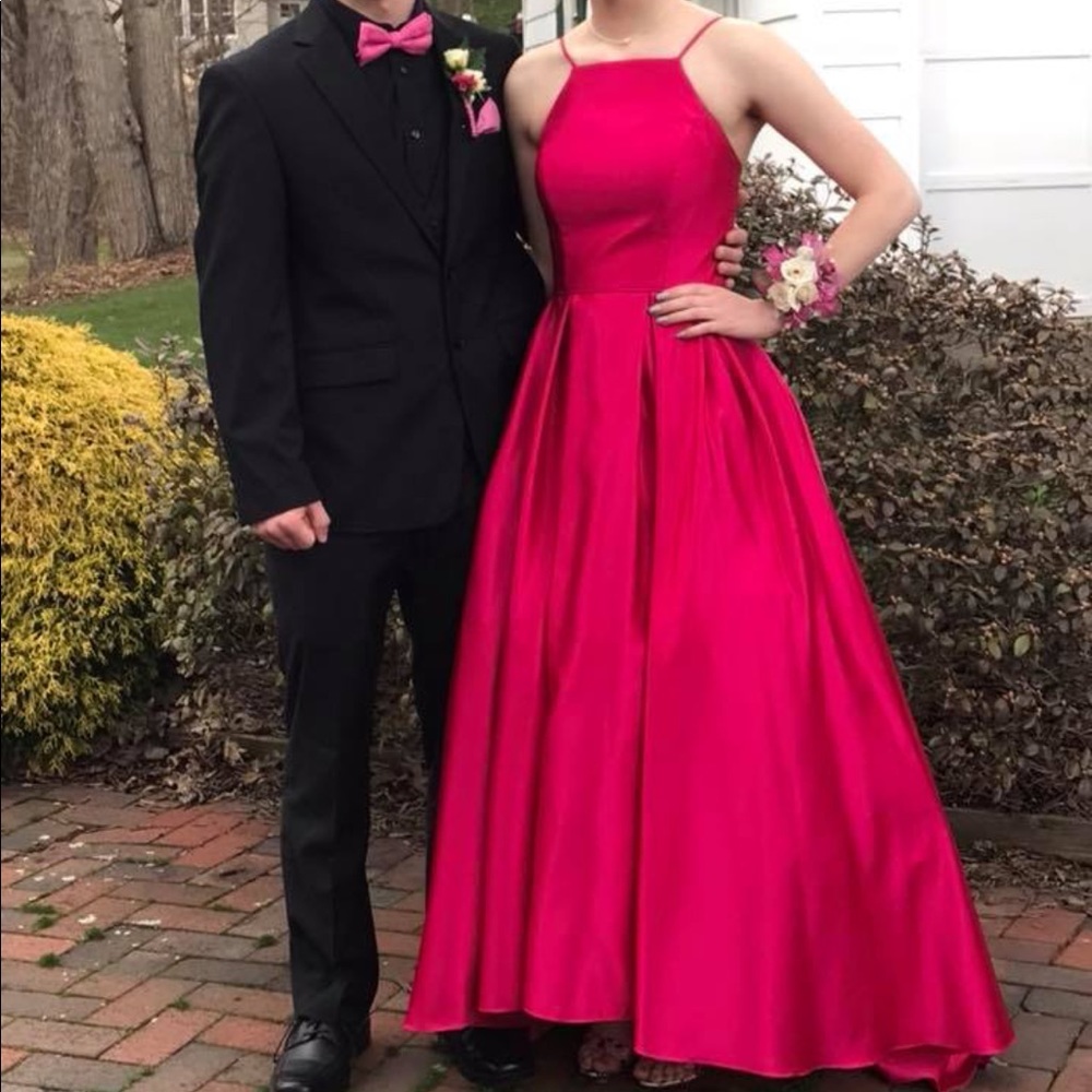 Avery G High-Low Ball Gown